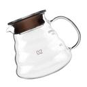 إبريق تقديم القهوة 600ml زجاج Glass Coffee Server 02 Clear - Saraya - SW1hZ2U6NTc1NTgz