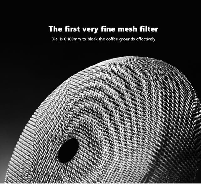 فرينش بريس مكبس قهوة فرنسي 600 مل تايم مور Timemore French Press 3.0 Dual mesh