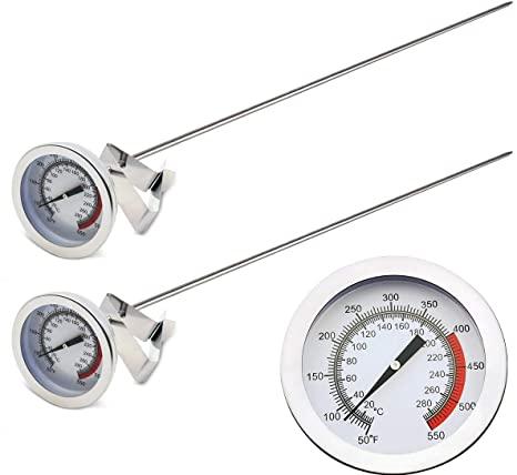 مقياس حرارة للحليب والقهوة Long Coffee Thermometer for Coffee Milk Pitchers - Saraya - SW1hZ2U6NTc1MDEx
