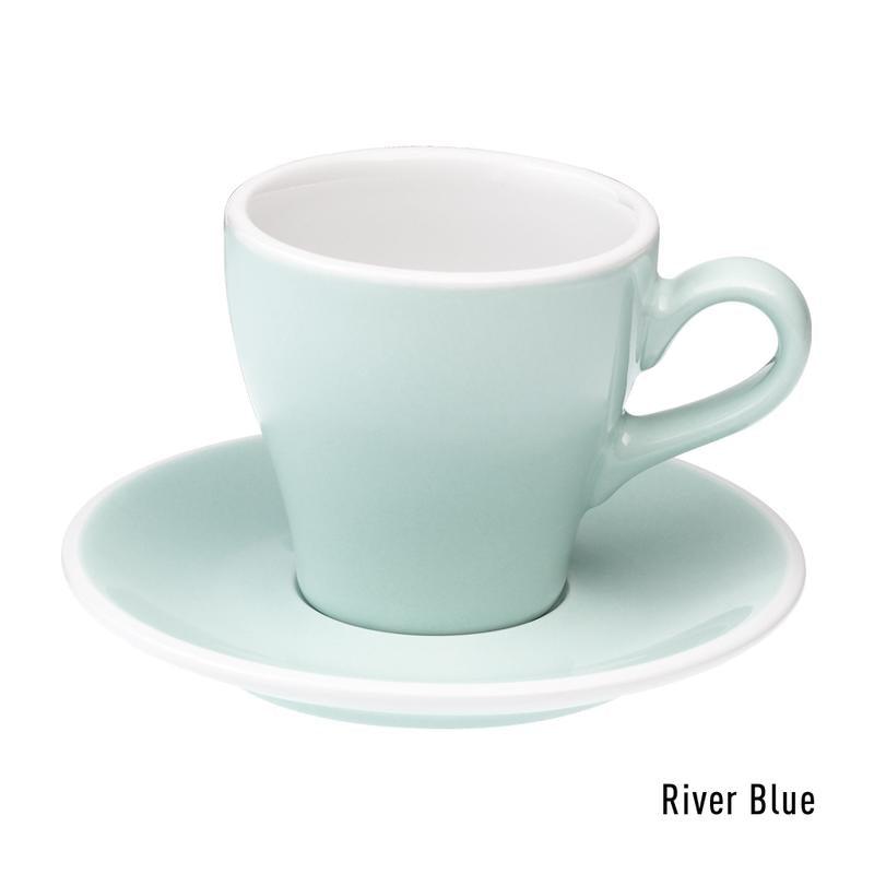 كوب قهوة 180 مل مع صحن – أزرق نهري  Loveramics Tulip Cappuccino Cup & Saucer
