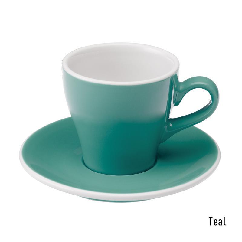 Loveramics Tulip Cappuccino Cup & Saucer 180ml - Teal