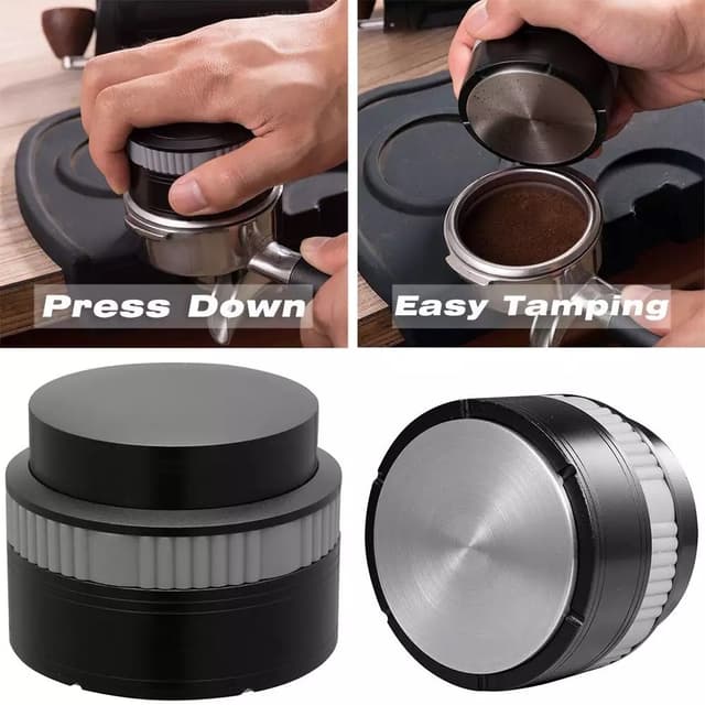 مكبس تامبر 58mm أسود Force Tamper Silver - Saraya