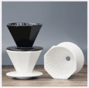 وعاء تقطير V60 للقهوة سيراميك سعة 4 أكواب Octagonal-Shaped Ceramic Dripper - Saraya