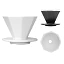 وعاء تقطير V60 للقهوة سيراميك سعة  كوبين Octagonal-Shaped Ceramic Dripper - Saraya
