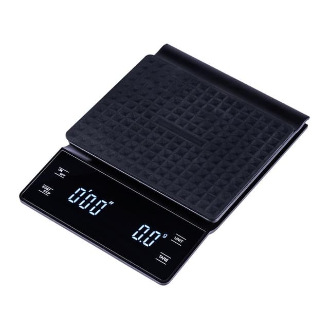 ميزان رقمي مع مؤقت 3kg أسود Touch Screen Coffee Scale with Timer - Saraya