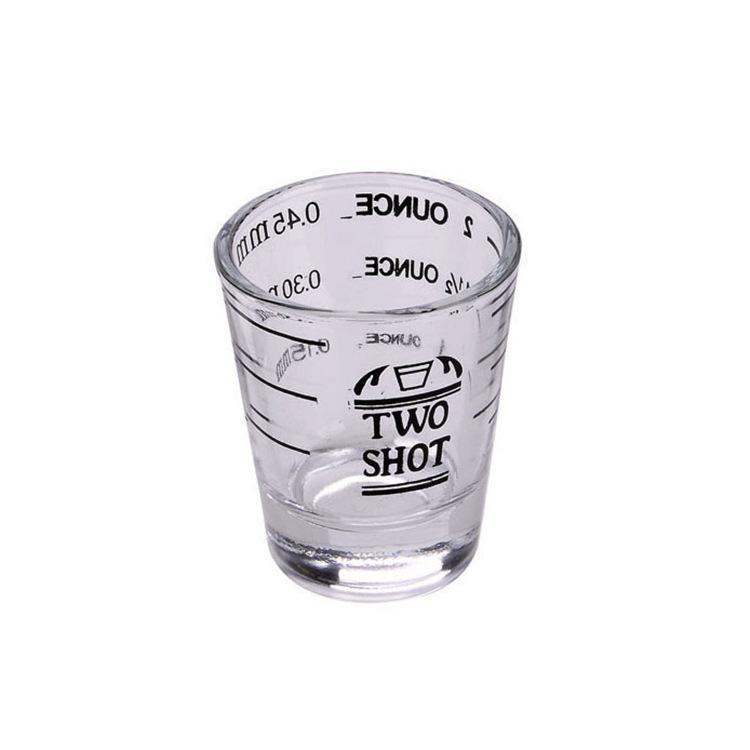 إناء قهوة كميكس 60ml شفاف Two Shot Glass Cup - Saraya