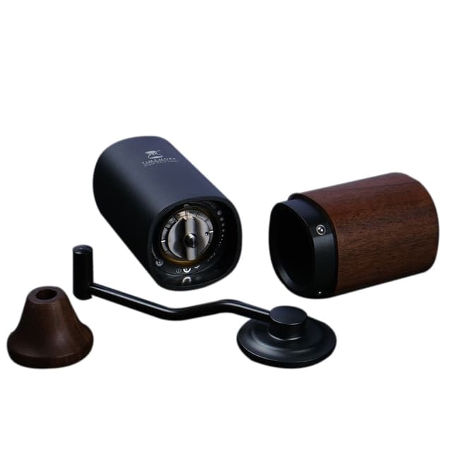 مطحنة قهوة يدوية - أسود و خشبي Timemore G1 Grinder - Black & Wood