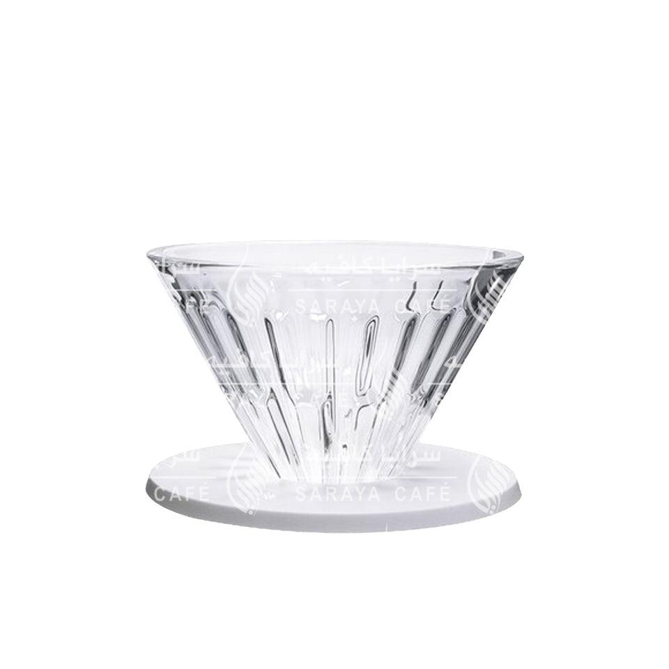 Timemore Crystal Eye Glass Dripper 01 PC Holder - White