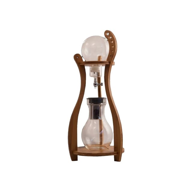 ماكينة صنع القهوة 10 أكواب Bamboo Unit Water Drip Coffee maker (HG6333) - Tiamo