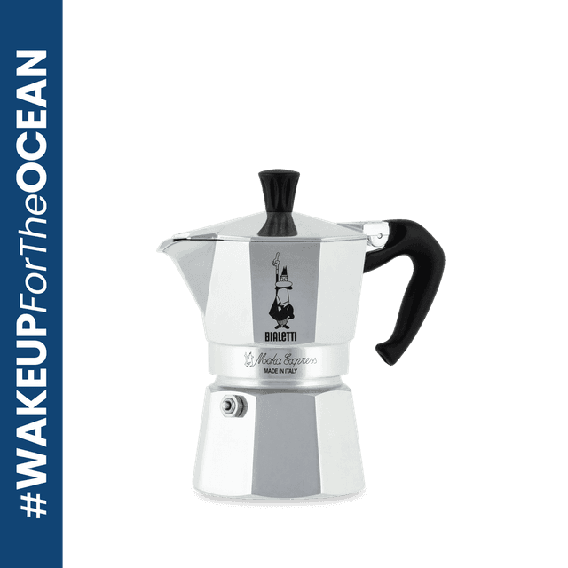 آلة صنع اسبريسو يدوية لكوبين قهوة | Bialetti Moka Express Stovetop Espresso Maker