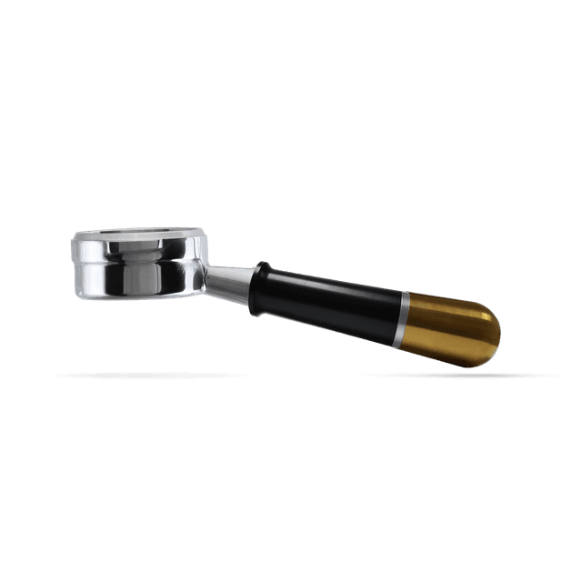 مقبض قهوة اسبريسو بورتفلتر بدون فلتر أسود وذهبي Naked Portafilter MODEL: LM/61 - Pesado