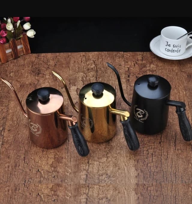 ابريق باريستا سبيس تقطير 600 مل أسود Barista Space Unique Spout Brewing Kettle