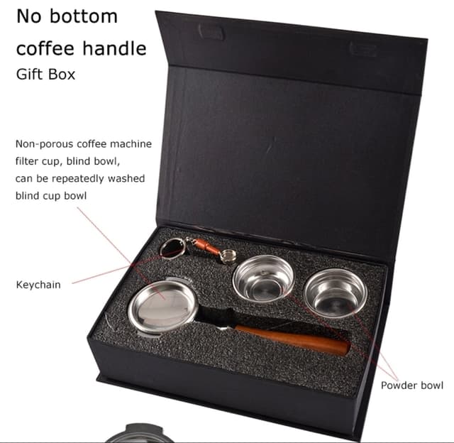 مقبض قهوة اسبريسو بورتفلتر 58mm مع فلتر E61 Portafilter Set - Saraya