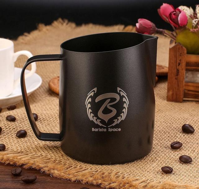 Barista Space Pitcher - Teflon Black (450ml)