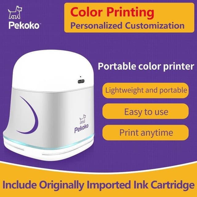 Pekoko mini color photo mobile printer