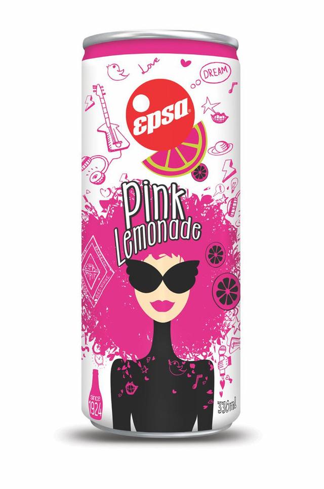 مشروب ليمونادة 232 مل Pink Lemonade - Epsa - SW1hZ2U6NTcyNDQ2