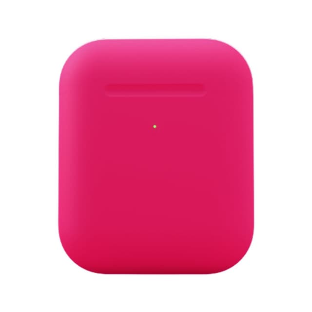 سماعات آبل ايربود الجيل 2 - وردي فسفوري Merlin Apple Airpods 2 Wireless Neon Pink