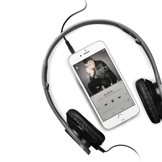 كيبل من 3.5mm الى 2.5mm أسود AUX Cable - Merlin