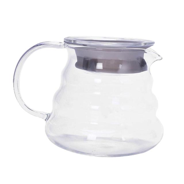 إبريق تقديم القهوة 350ml زجاج Glass Coffee Server 02 Clear - Saraya - SW1hZ2U6NTc1MzI1