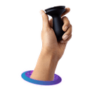 مكبس تامبر قهوة 58mm بلاستيك أسود | Barista Hustle Tamper