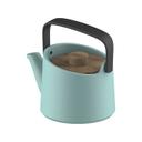 ابريق شاي صغير سيراميك 800 مل دي اتش بي او DHPO Ceramic Large Teapot with Infuser & Wooden Lid - SW1hZ2U6NTcxMzkx