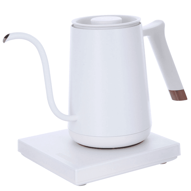 ابريق تقطير القهوة الكهربائي 800 مل أبيض تايم مور Timemore White 800ml Electric Pour Over Kettle