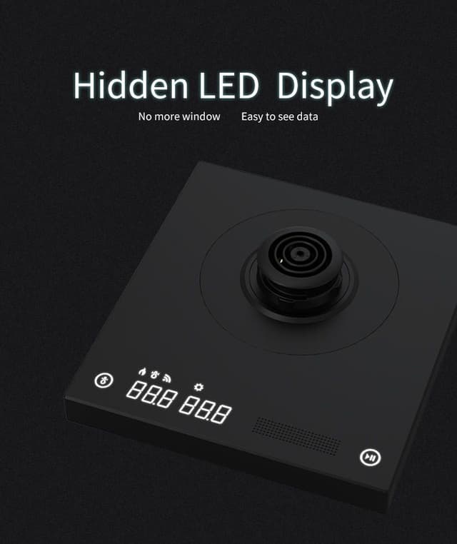 إبريق تقطير قهوة كهربائي 600 مل (إصدار منزلي) - أسود Timemore Smart Electric Pour Over Kettle (Home Version)