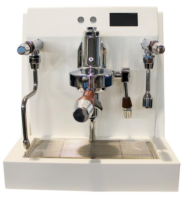 Vesuvius Dual Boiler Pressure Profiling Espresso Coffee Machine (White