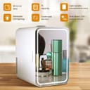 Cool Baby COOLBABY CZBXHZJ Mini Makeup Fridge 8L Portable Cosmetic Refrigerator Beauty Skin Care Freezer in Home & Car With Mirror & Led Lighting