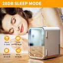 Cool Baby COOLBABY CZBXHZJ Mini Makeup Fridge 8L Portable Cosmetic Refrigerator Beauty Skin Care Freezer in Home & Car With Mirror & Led Lighting