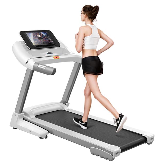 Cool Baby COOLBABY PBJ23 Fitness Automatic Treadmill - Foldable Motorized Walking & Running Machine - with 10 inch Touchscreen & Auto Incline
