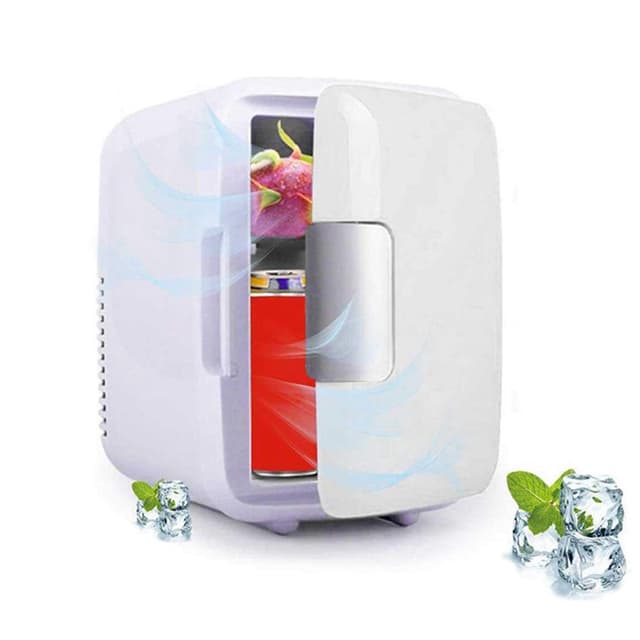ثلاجة صغيرة 4L أبيض Mini Car Refrigerator Portable - COOLBABY
