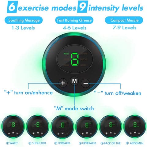 Cool Baby COOLBABY JFYD01 Muscle Toner Abs Stimulating Belt Fitness Equipment For Men Women