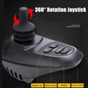 Cool Baby COOLBABY DDLY02 Electric Power Wheelchair Can Fold Lightweight Elderly Disabled Intelligent Adjustment Automatic Full-lying Electric Wheelchair