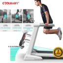 سير كهربائي 14.8 كم بالساعة 4 حصان 150 كيلو قابل للطي مكبر صوت هاي فاي كوول بيبي COOLBABY PBJ27 Fitness Automatic Motorized Treadmill