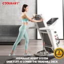 سير كهربائي 14.8 كم بالساعة 4 حصان 150 كيلو قابل للطي مكبر صوت هاي فاي كوول بيبي COOLBABY PBJ27 Fitness Automatic Motorized Treadmill