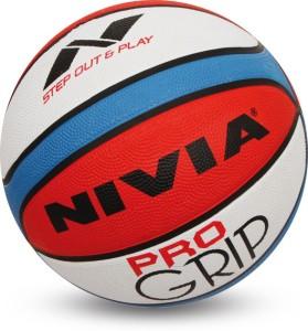 NIVIA PRO GRIP BASKETBALL NO.7 RED/BLUE/WHITE