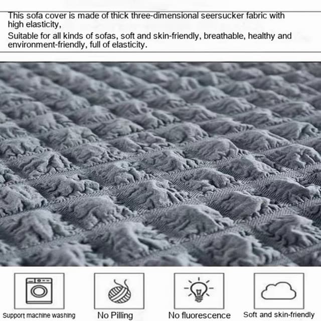 غطاء اريكة (صوفا) مقعدين - رمادي COOLBABY Universal High Elastic Sofa Cover