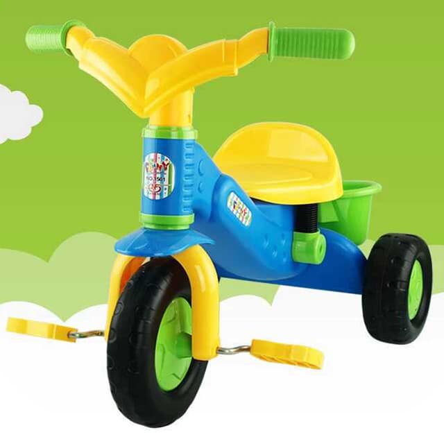 دراجه اطفال ثلاثية العجلات أصفر وأزرق كول بيبي Cool Baby COOLBABY TKSLC Kids Tricycle Baby Walkers Ride On Cars Safety Bicycle Stroller Outdoor Gear Toys