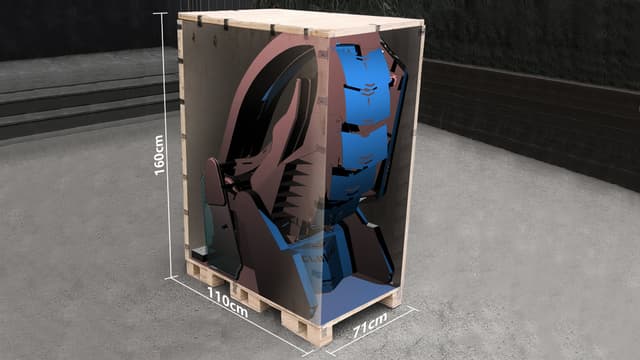 كرسي قيمنق احترافي تدعم ثلاث شاشات INGREM YXC6UNI Zero Gravity Recline PC Gamer Chair with Heat Massage Cockpit RGB Swivel Racing - COOLBABY