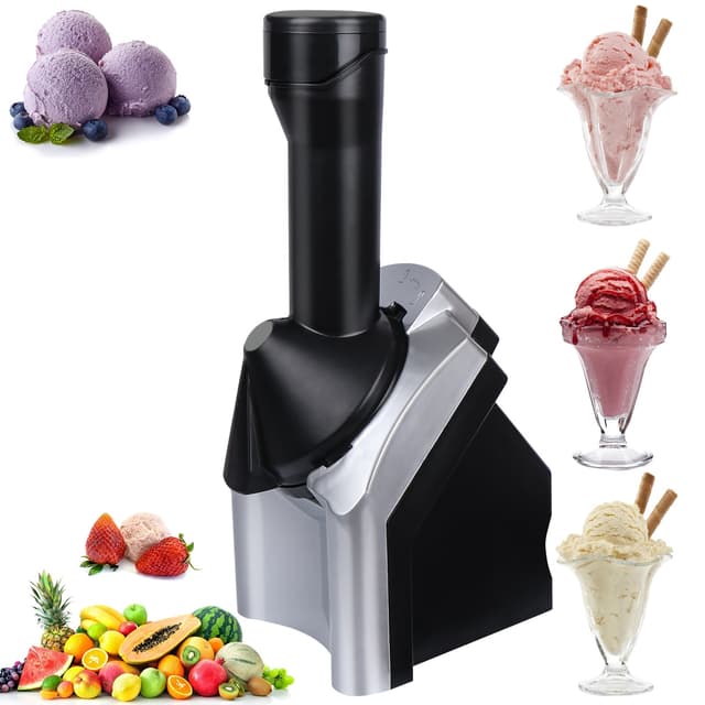 Cool Baby COOLBABY G030HAA Home Ice Cream Maker, Dessert Fruit Serve Ice Cream Machine, Frozen Dessert Make