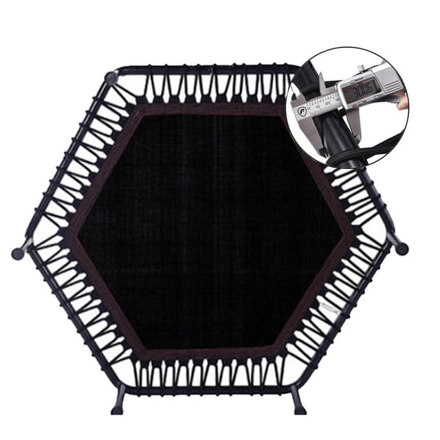 ترامبولين للكبار 45 انش مع مسند COOLBABY Gym Hexagonal Fitness Trampoline