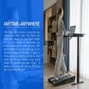 Cool Baby COOLBABY MINI-SLHX Series Portable Treadmill for Home Cum Under Desk Walking Pad Can be Stored Under Bed or Desk