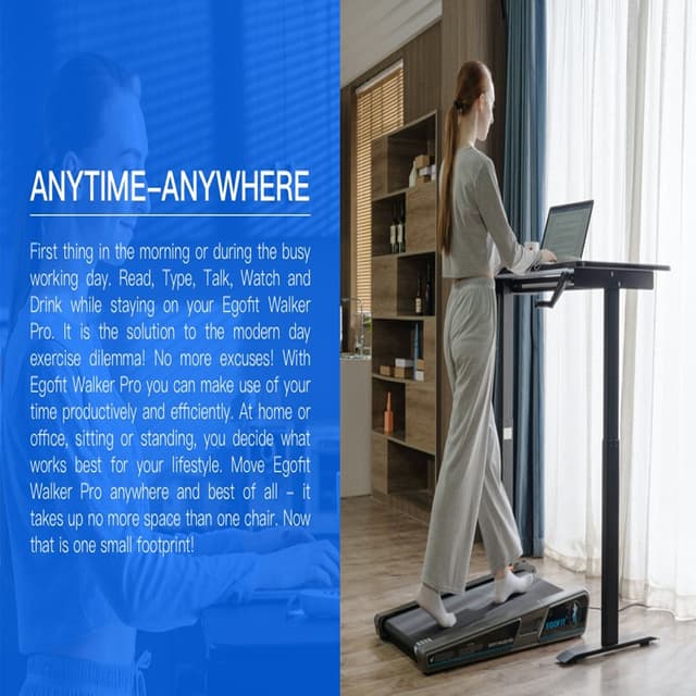 Cool Baby COOLBABY MINI-SLHX Series Portable Treadmill for Home Cum Under Desk Walking Pad Can be Stored Under Bed or Desk