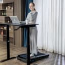 Cool Baby COOLBABY MINI-SLHX Series Portable Treadmill for Home Cum Under Desk Walking Pad Can be Stored Under Bed or Desk