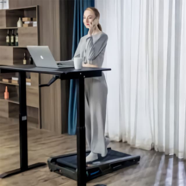 Cool Baby COOLBABY MINI-SLHX Series Portable Treadmill for Home Cum Under Desk Walking Pad Can be Stored Under Bed or Desk