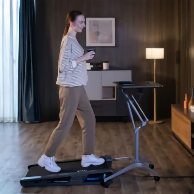 Cool Baby COOLBABY MINI-SLHX Series Portable Treadmill for Home Cum Under Desk Walking Pad Can be Stored Under Bed or Desk