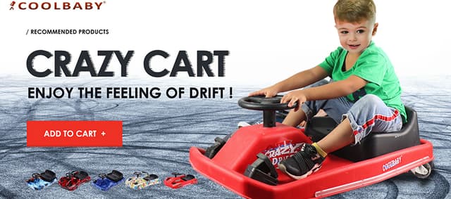 سكوتر درفت كهربائي للأطفال Electric Scooter  Drifting Ride On - COOLBABY