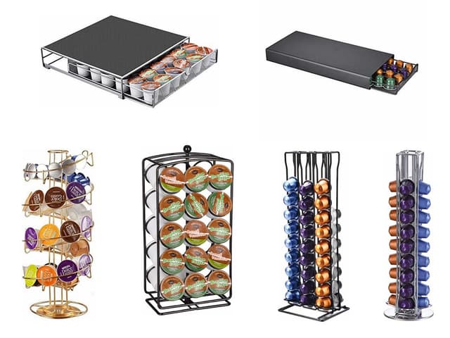 حامل كبسولات القهوة ستانلس ستيل كول بيبي COOLBABY Coffee Pod Holder Stand