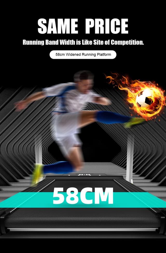 Cool Baby COOLBABY PBJ11 Fitness Treadmill (3.5 HP Peak) Foldable Treadmill for Home Walking Pad - Slim Enough to be Stored Under Bed